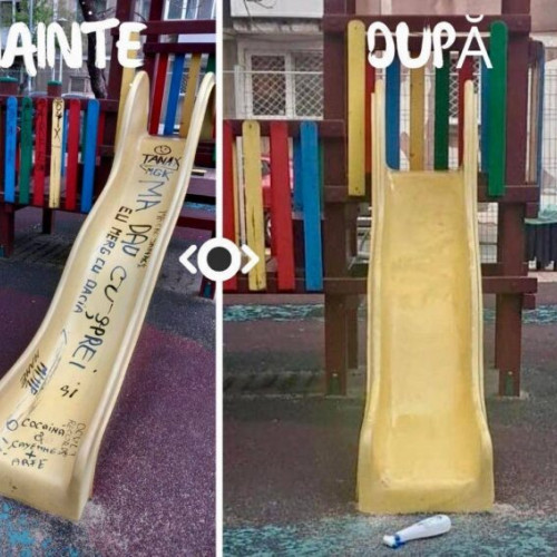 Tineri amendați pentru vandalism într-un parc din Sectorul 6