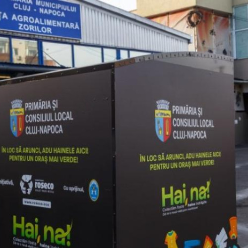 Cluj-Napoca a strâns peste 40 de tone de haine uzate în primele trei luni ale programului de reciclare