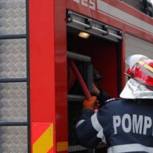 Intervenție rapidă la un incendiu în Bezdead