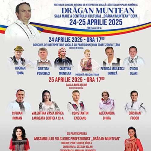 Festival de folclor în memoria lui Dragan Muntean