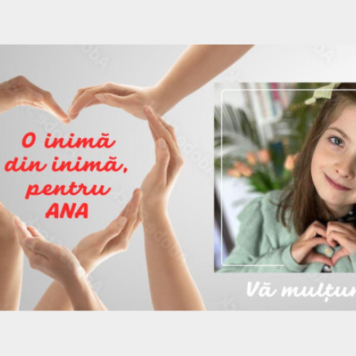 Asociatia &quot;Pas cu Pas&quot; organizează o campanie pentru a ajuta o fetiță din Oradea