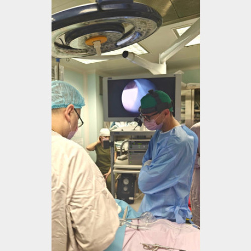 O fetiță de un an operată cu succes pentru o malformație congenitală gravă