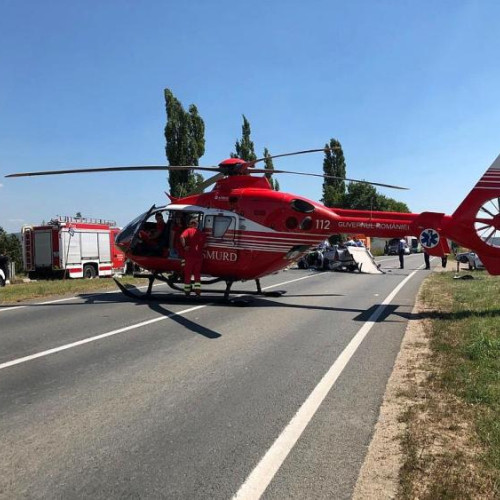 Accident rutier pe DN15-E60, judetul Cluj