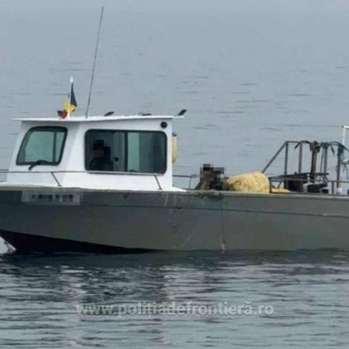 Pescador fără înregistrare depistat de polițiștii de frontieră în Marea Neagră