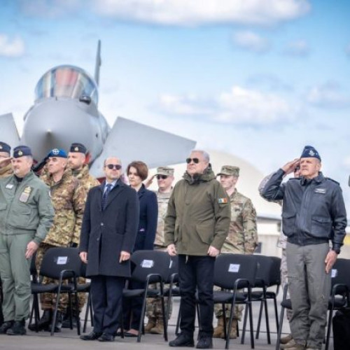 Ceremonie la Baza 57 Aeriană Mihail Kogălniceanu pentru Forțele Aeriene Italiene