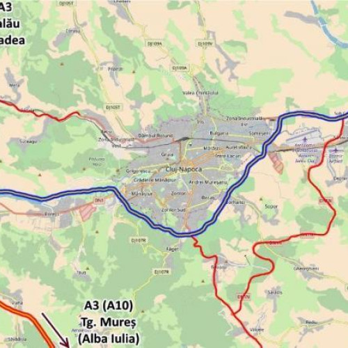 Guvernul a aprobat varianta ocolitoare a municipiului Cluj-Napoca