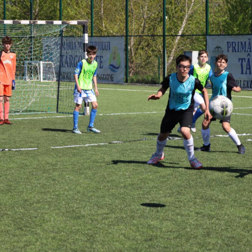 Festival fotbalistic școlar la Complexul Turistic de Natație Târgoviște