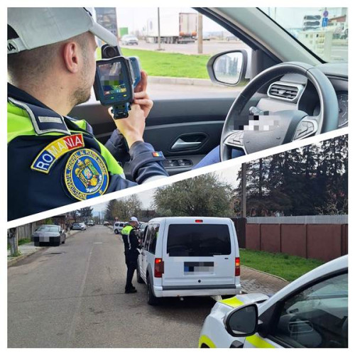 Acțiune de control în trafic a poliției vrancene