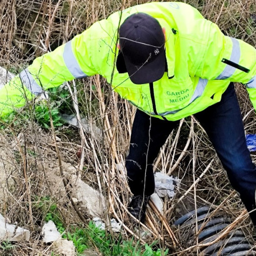 Control al Gărzii de Mediu la lucrările autostrăzii A7 din Buzău