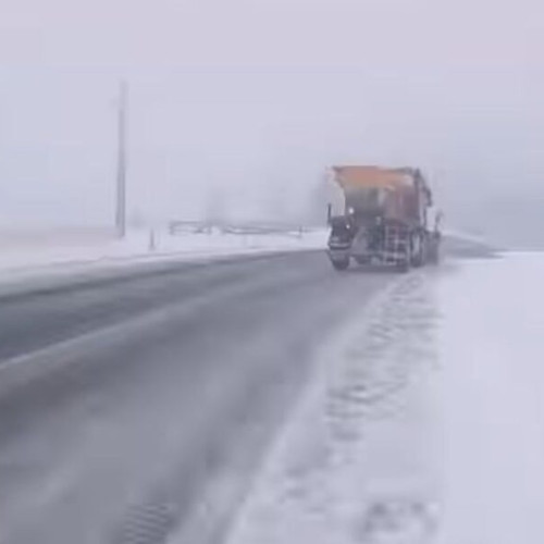 Acțiuni de deszăpezire pe DN 17, Pasul Tihuța