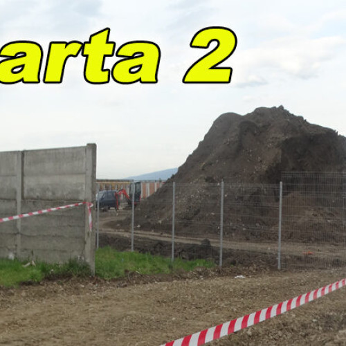 Muncitorii amenajează drumul de acces către noul cimitir municipal