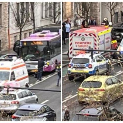 Accident rutier în Cluj-Napoca
