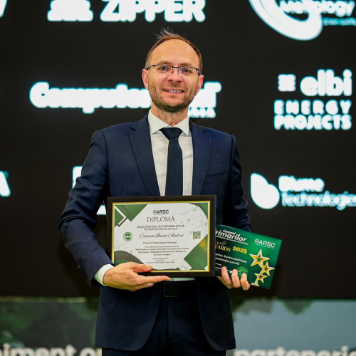 Municipiul Botoșani, premiat pentru inovare în mobilitate