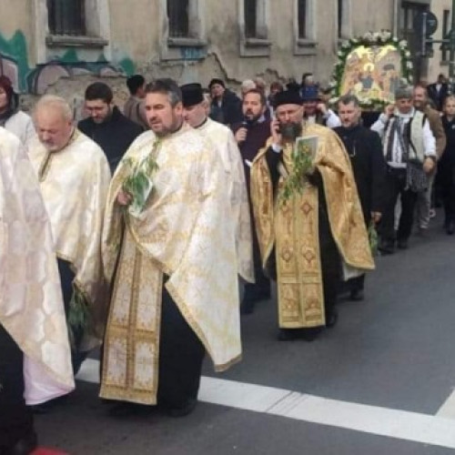 Procesiunea de Florii organizată de Protopopiatul Ortodox Brașov
