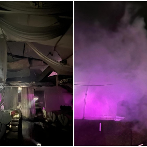 Incendiu devastator la restaurantul Royal Garden din Bacău