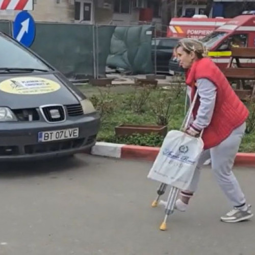 Accesul pacienților la Spitalul Județean din Botoșani îngreunat de lucrările de reabilitare