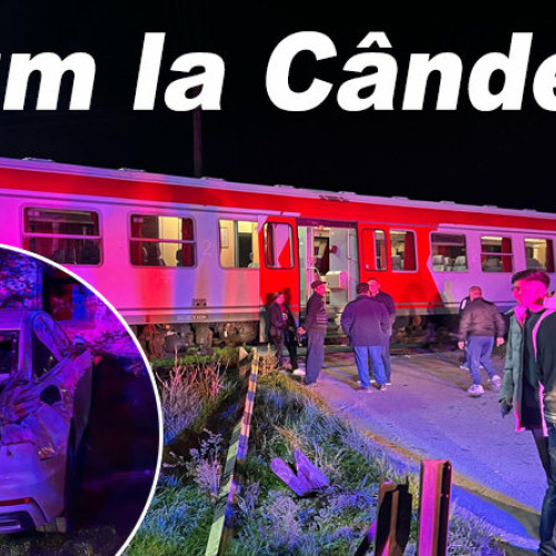 Traficul feroviar este blocat în apropierea gării CFR din Candești