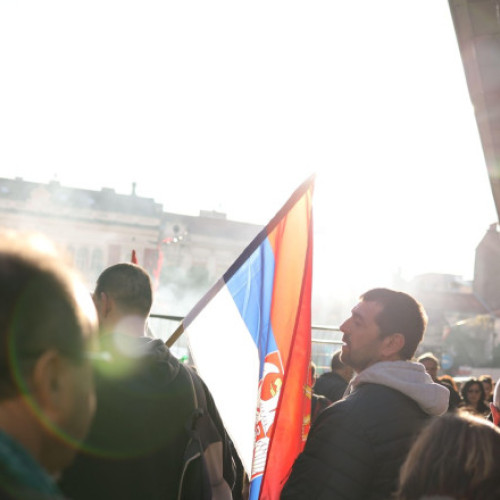 Miting uriaș proguvernamental la Belgrad