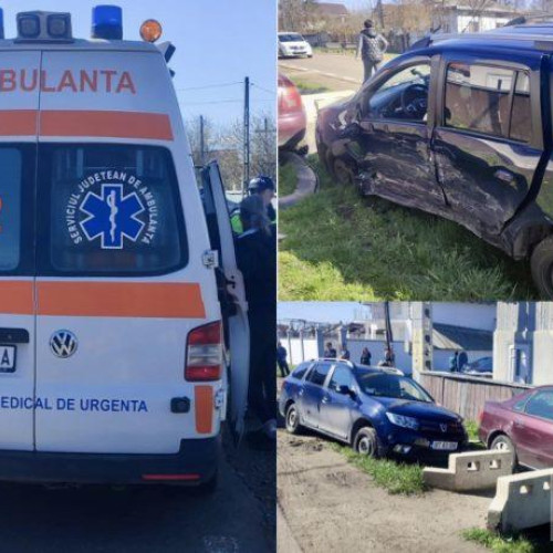 Accident rutier la Tudora: O femeie a fost rănită