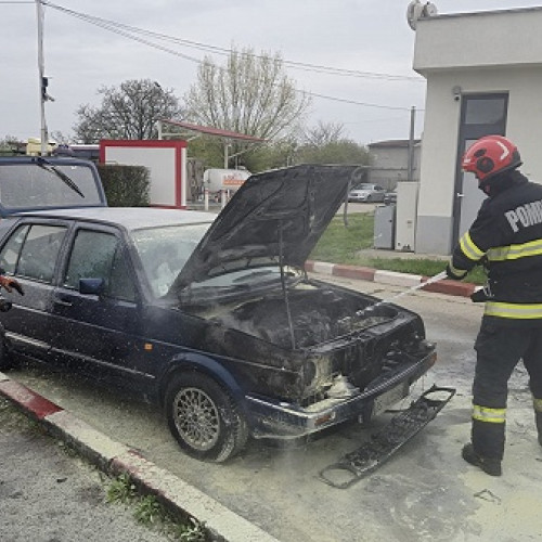 Incendiu la o stație de alimentare din Satu Mare