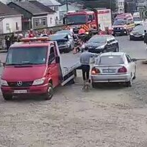 Accident rutier pe DN17 A