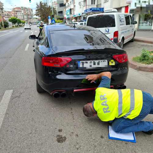 Acțiune a poliției pentru prevenirea accidentelor rutiere