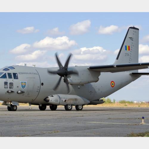 Aeronave militare la aniversarea a 106 ani de administrație românească în Oradea