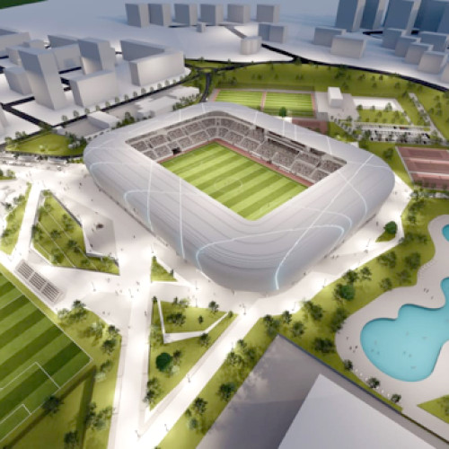 Nou stadion modern la Hunedoara
