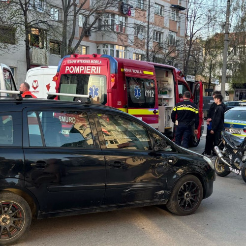 Accident rutier în Botoșani, un motociclist rănit grav