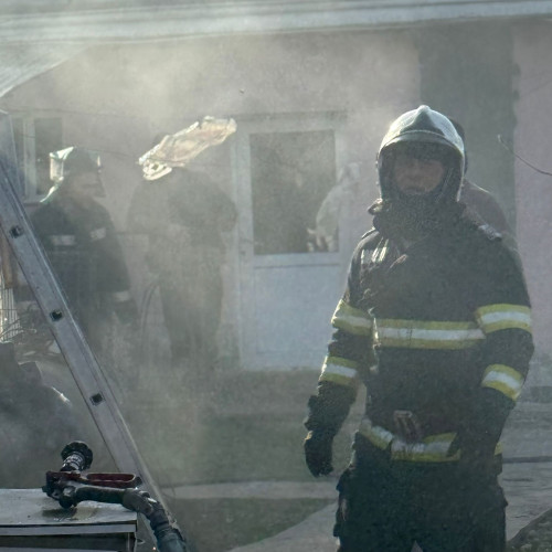 Incendiu la Putureni: Pagube însemnate, fără răniți