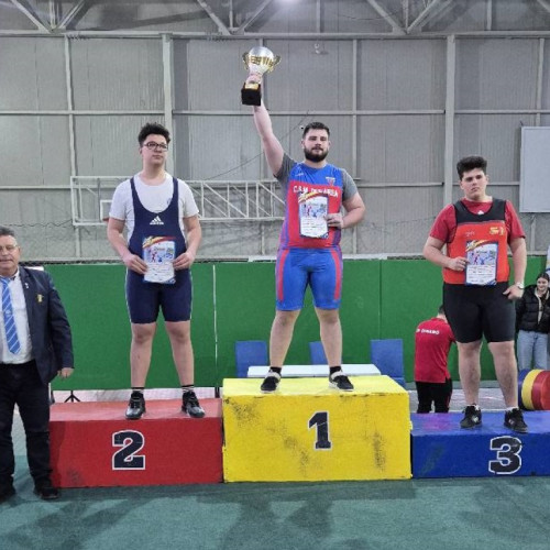 Halterofilii din Galați se remarcă la competiții naționale