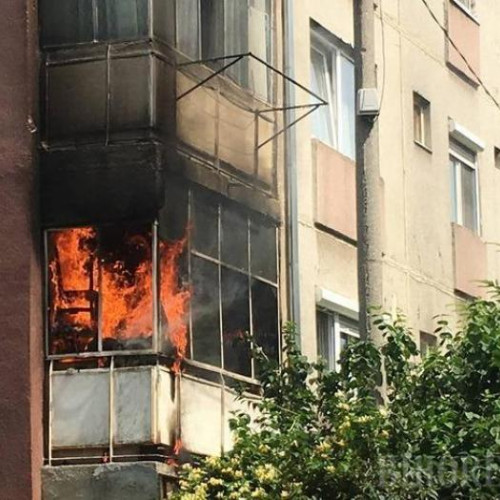 Incendiu într-un apartament din Turda