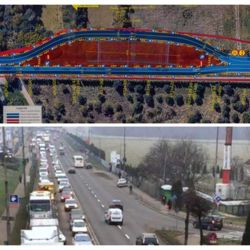 Deviere de trafic pe ruta Florești - Cluj-Napoca, începând cu 22 aprilie 2025