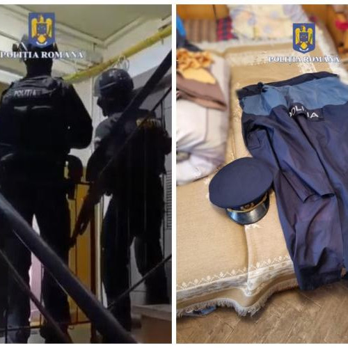 Clujean reținut pentru utilizarea unei uniforme false de polițist