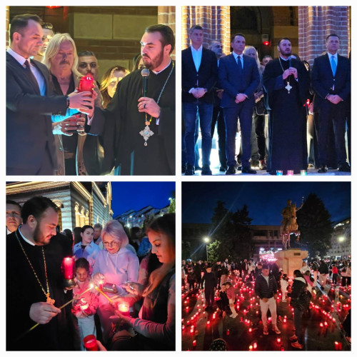 Targoviste: A avut loc "Calea Luminii" de Joia Mare