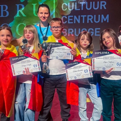Elevii din România strălucesc la AMAkids CUP 2025 din Belgia