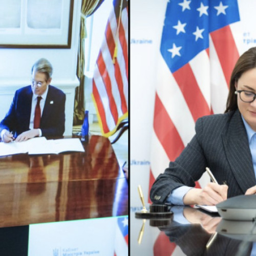 Guvernul Ucrainei a semnat un acord de parteneriat economic cu SUA