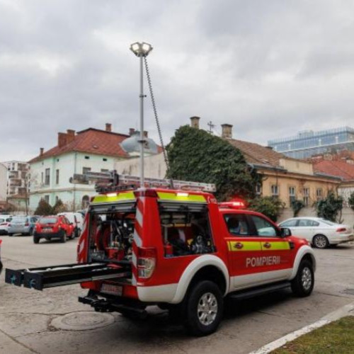 Inspectoratul pentru Situații de Urgență Cluj va primi o nouă autospecială de intervenție