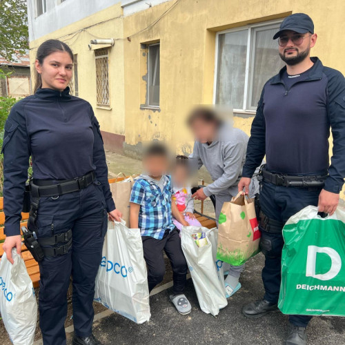 O familie din Tecuci va avea un Paște mai fericit datorită jandarmilor