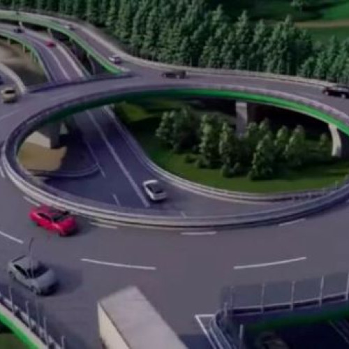 Sensul giratoriu suspendat din Predeal va fluidiza traficul