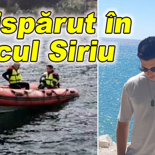 Pompier dispărut în lacul barajului Siriu
