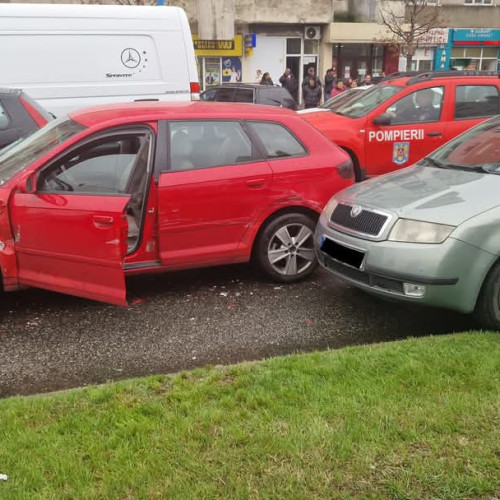 Accident rutier pe bulevardul Tudor Vladimirescu
