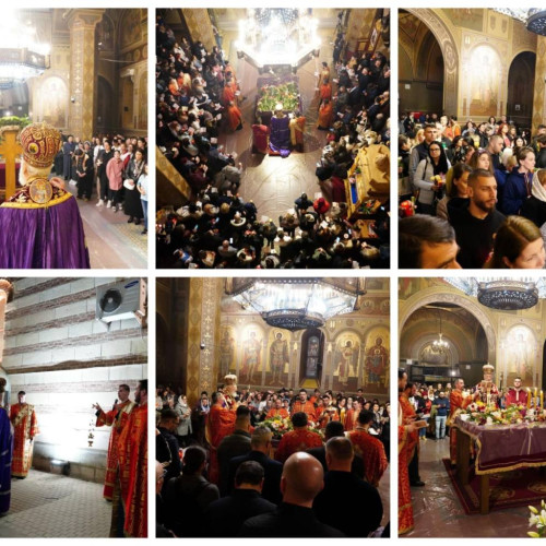 Participare numeroasă la slujba Deniei Prohodului din Târgoviște