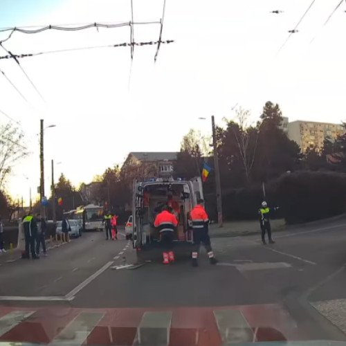 Accident grav pe strada Alexandru Vaida Voevod din Cluj-Napoca