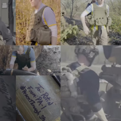 Congresmanul american Brian Fitzpatrick vizitează trupele ucrainene pe front