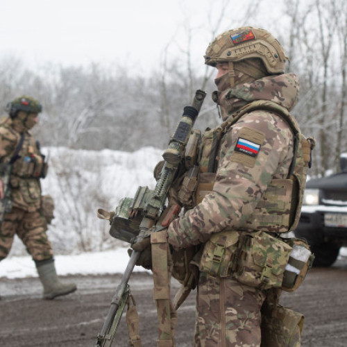 Soldați ruși încercând să dezertifice dintr-o unitate militară din Krasnodar