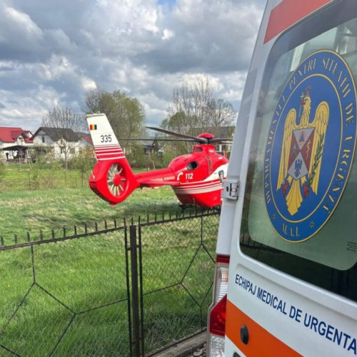 Accident pe DJ 172B: Trei persoane rănite, inclusiv o femeie grav rănită