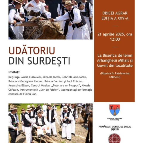 Traditia "Udatoriu din Surdesti" revine in Maramures