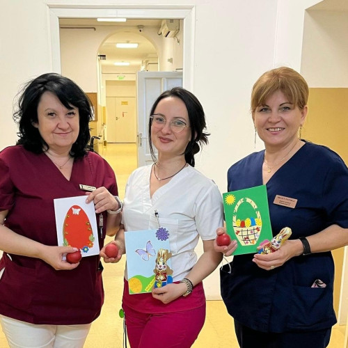 Pacienții Spitalului TBC din Sibiu sărbătoresc Paștele cu surprize și un meniu special