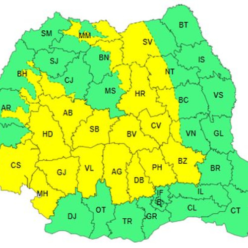 Condiții meteorologice severe în diverse regiuni ale țării